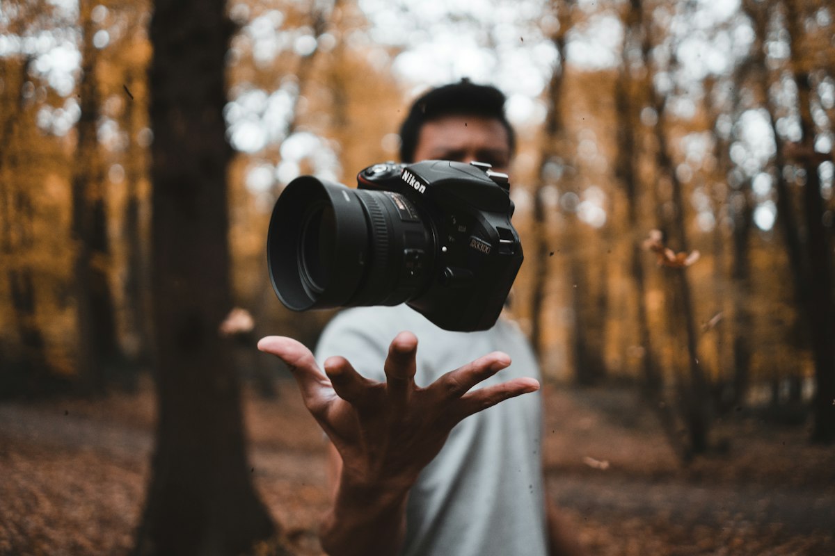 Faith Morris with her camera